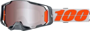 100% ARMEGA HIPER Goggle Silver - Mirror Silver Flash Lens