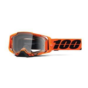 100% Armega CW2 Clear Lens Goggles with noseguard