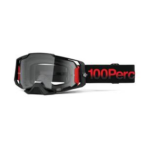 100% Armega Tzar Clear Lens Goggles with noseguard