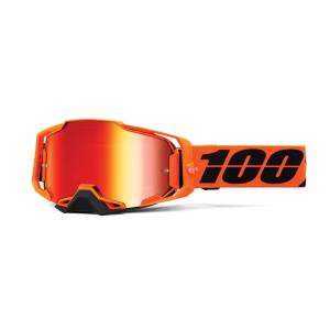 100% Armega Goggle CW2 / Mirror Red Lens with Noseguard