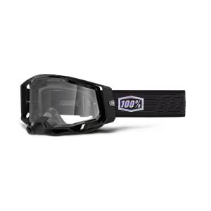 100% Racecraft2 Topo Clear Lens Goggles with Noseguard