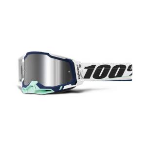100% Racecraft 2 Goggle Arsham With Mirror Silver Flash Lens