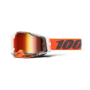 Racecraft 2 Goggle Schrute / Mirror Red Lens with Noseguard