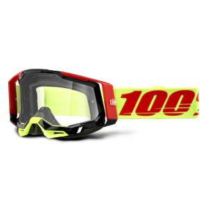 100% Racecraft 2 Wiz Clear Lens Motocross Goggles