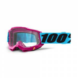 100% Accuri 2 Lefleur Clear Lens Motocross Goggles