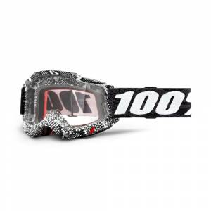 100% Accuri 2 Cobra Clear Lens Motocross Goggles