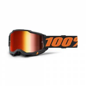 100% Accuri 2 Chicago Red Mirror Lens Motocross Goggles