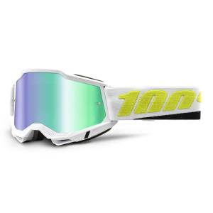 100% Accuri 2 Peyote Green Mirror Lens Motocross Goggles