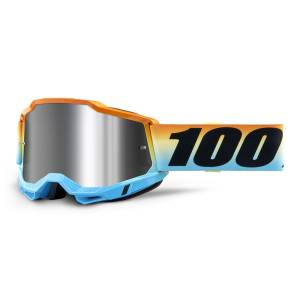 100% Accuri 2 Sunset Flash Silver Mirror Lens Motocross Goggles