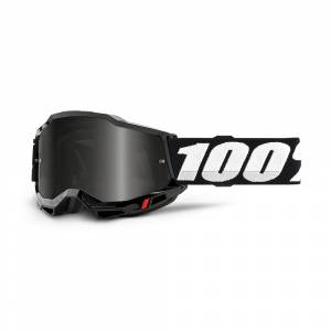 100% Accuri 2 Black Grey Smoke Lens Sand Goggles