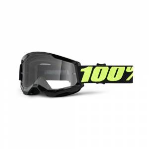 100% Strata 2 Upsol Clear Lens Motocross Goggles
