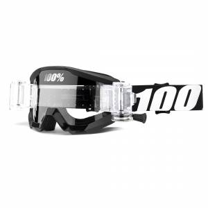 100% Kids Strata Outlaw Clear Lens Mud Goggles