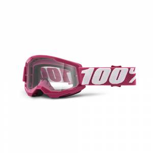 100% Kids Strata 2 Fletcher Clear Lens Motocross Goggles