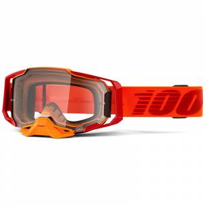 100% Armega LitKit Clear Lens Motocross Goggles