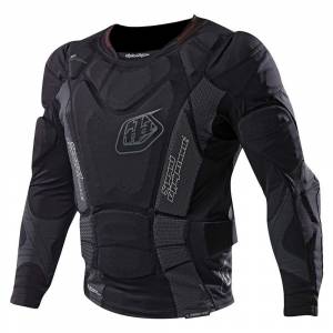 Troy Lee Kids UPL7855 HW Solid Black Body Protector