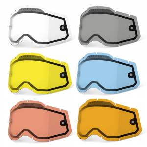 100% Racecraft 2 Accuri 2 Strata 2 Vented Dual Pane Replacement Goggle Lens