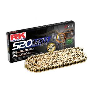 RK MXU 520 120L O-Ring Chain - Gold