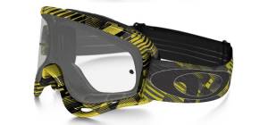 Oakley O Frame Digi Slash Yellow 24K Clear Motocross Goggles