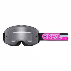 ONeal B-20 Proxy Black Pink Grey Lens Motocross Goggles