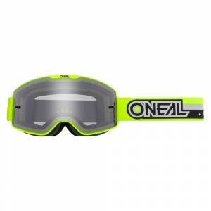 ONeal B-20 Proxy Neon Yellow Black Grey Lens Motocross Goggles