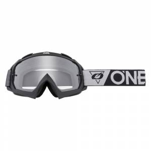 ONeal B-10 Speedmetal Black Grey Clear Lens Motocross Goggles