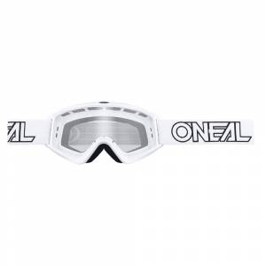 ONeal B-Zero White Clear Lens Motocross Goggles 10pcs Box