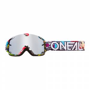 ONeal B-30 Crank Silver Mirror Lens Kids Goggle Multi