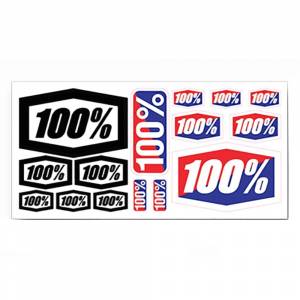 100% Decal Sheet 8" x 4"