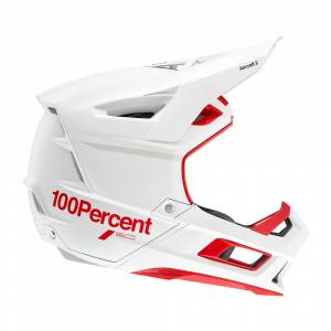 100% Aircraft 2 Red White Mountain Bike Helmet