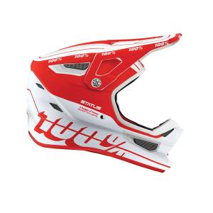 100% Status MTB Helmet - Topenga Red White - Ride 100 Percent