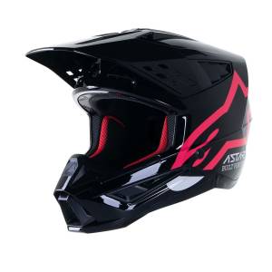 Supertech S-M5 Compass Black Diva Pink Gloss Helmet