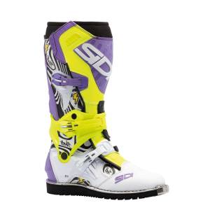 Crossair HD Billy Bolt Limited Edtion Purple Yellow Enduro Boots
