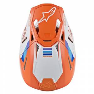 Alpinestars SM8 Contact Orange Motocross Helmet Peak