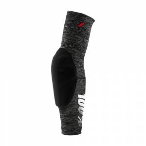 100% Teratec Grey Heather Black Elbow Guard