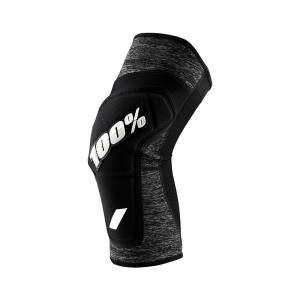 100% Ridecamp Heather Grey Black Knee Guard