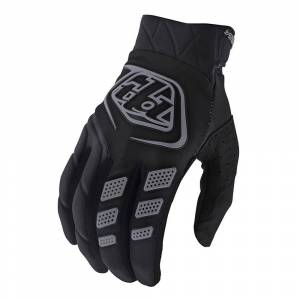 Troy Lee Designs Revox Solid Black Motocross Gloves