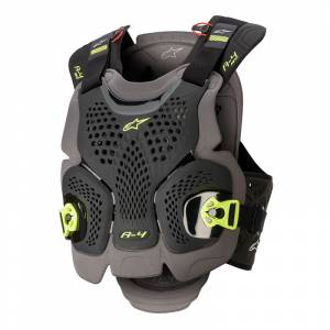 Alpinestars A-4 Max Black Anthracite Fluo Yellow Chest Protector