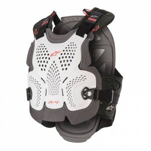 Alpinestars A-4 White Anthracite Red Max Chest Protector