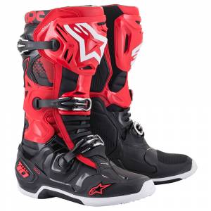 Alpinestars Tech 10 Red Black Motocross Boots