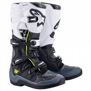 Alpinestars Tech 5 Black Grey White Motocross Boots