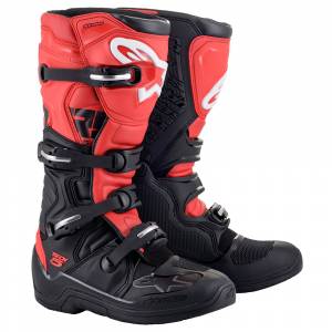 Alpinestars Tech 5 Black Red Motocross Boots