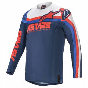 Alpinestars Techstar Venom Blue Red White Motocross Jersey