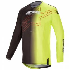 Alpinestars Techstar Phantom Black Yellow Motocross Jersey