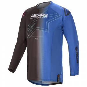 Alpinestars Techstar Phantom Black Blue Motocross Jersey