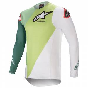 Alpinestars Supertech Blaze Green Dark Green Motocross Jersey