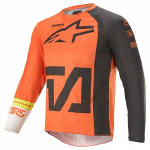 Alpinestars Kids Racer Compass Orange Anthracite White Motocross Jersey