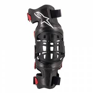 Alpinestars Bionic 10 Silver Black Carbon Knee Brace Right