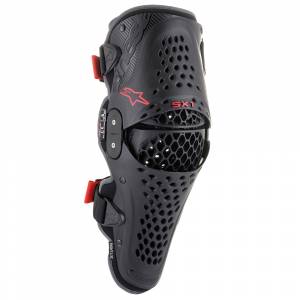 Alpinestars SX1 V2 Black Red Knee Guard