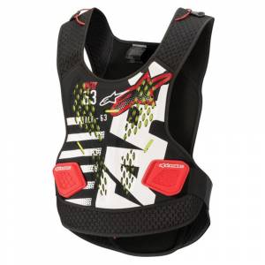 Alpinestars Sequence Black White Red Chest Protector