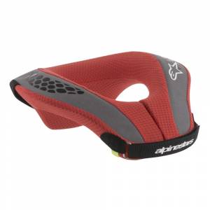 Alpinestars Kids Sequence Black Red Neck Roll